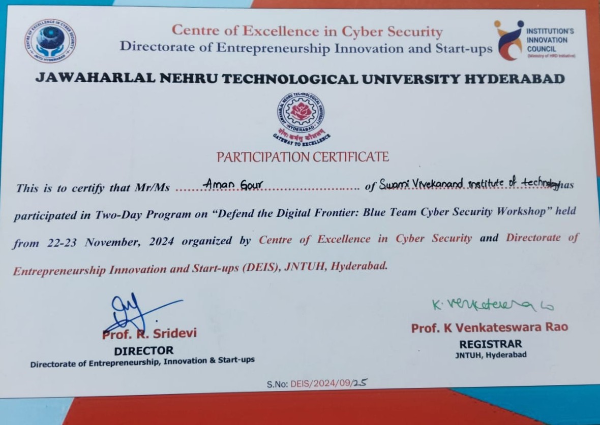 Certificate 1
